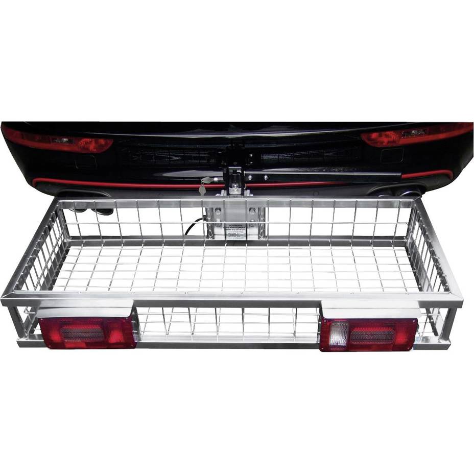 Berger & Schröter - 31723 - Heckträger Stahl (45mm x 105cm x 16cm) - faltbar/klappbar - Schnellbefestigung