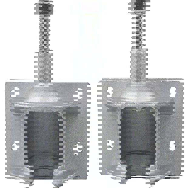 Berger & Schröter - 20233 Steckkupplung (Silber-Grau, Schmiedeeisen, 135x110x75mm)