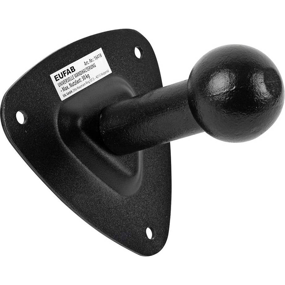 Eufab - 16418 (Stahl Fahrradträger-Wandhalter) für Universaltypen, max. Traglast 30kg